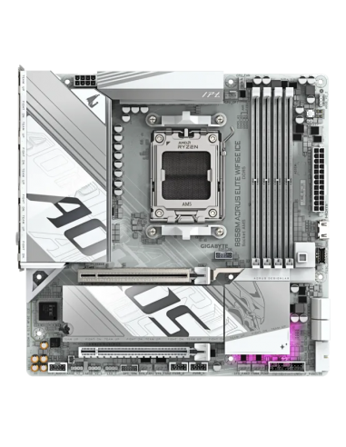 GB B850M AORUS ELITE WF6E ICE